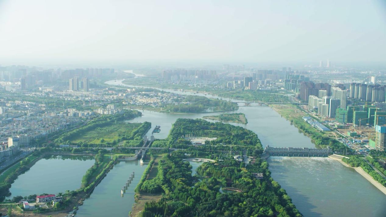 潁河阜陽閘。阜陽市水利局供圖