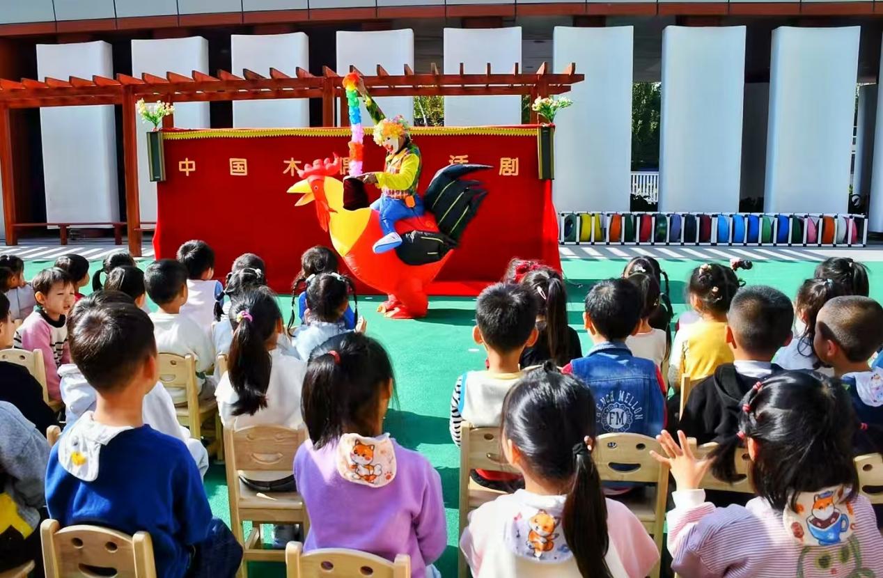 滁州市實(shí)驗(yàn)幼兒園南園部舉行的活動(dòng)。張泉攝。